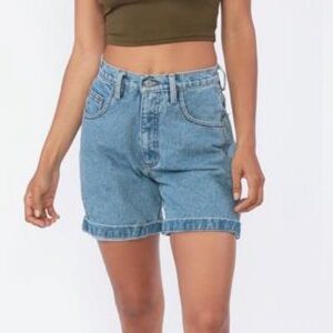 Vintage Guess Women's Light Blue Jean Shorts